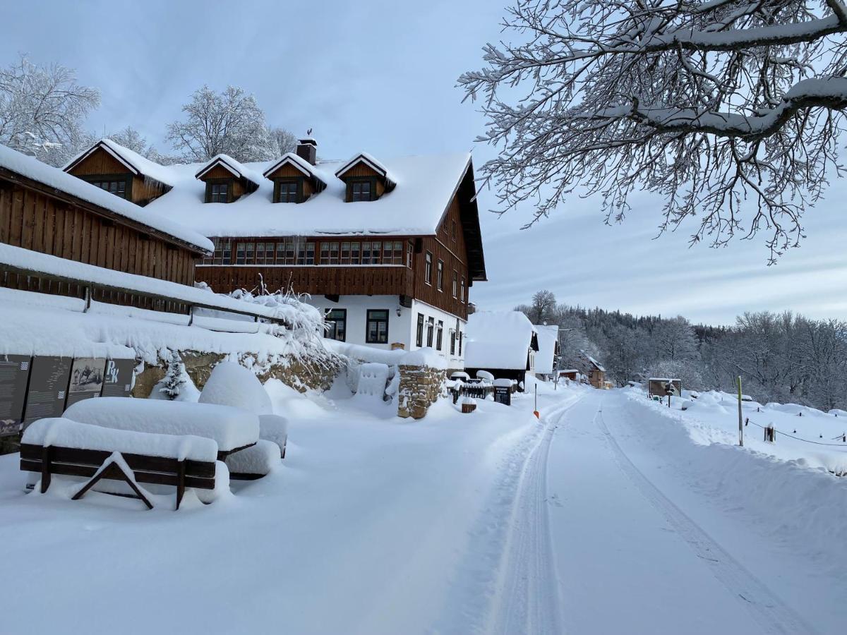 Wellness Hotel Florián České Žleby Stožec Exterior foto